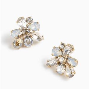 J.Crew Crystal Cluster Stone Earrings